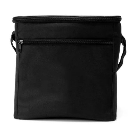 Bolsa Térmica Preta em Polyester 600D/Peva 27X20X25cm Personalizado