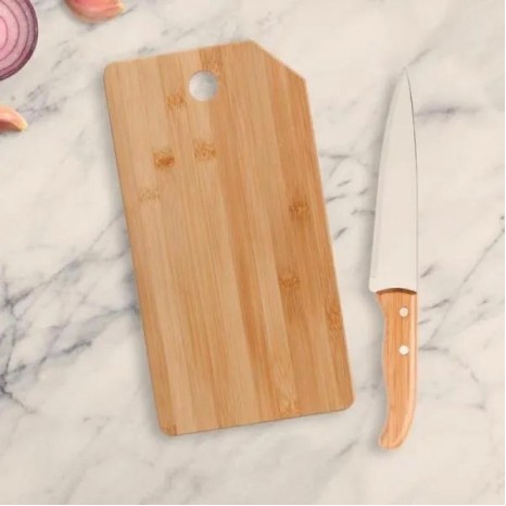 Conjunto para Cozinha em Bambu/Inox Oregon 2 Pçs Personalizado