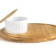 Conjunto para Petiscos em Bambu 3 Pçs Personalizado