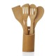 Conjunto de Utensílios em Bambu 5 Pçs Personalizado