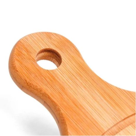 Tábua para Servir em Bambu com Alça Personalizado