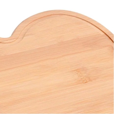 Tábua em Bambu em Formato de Coração Personalizado