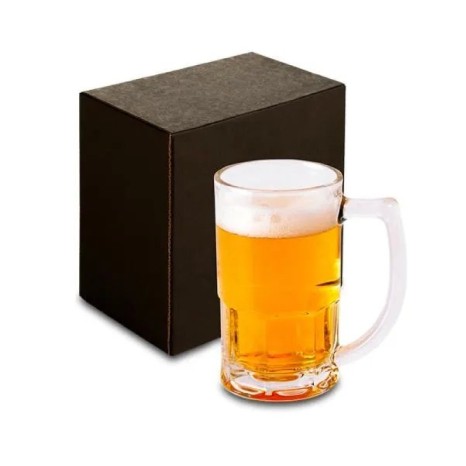 Caneca de Vidro para Chopp / Cerveja 340 Ml Personalizada