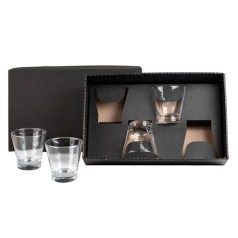 Jogo de Copos de Vidro para Caipirinha / Drink 350 Ml 4 Pçs Personalizado