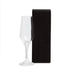 Taça de Vidro para Champagne com Caixa 186 Ml Personalizado