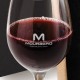 Jogo de Taças de Vidro para Vinho 490 Ml 2 Pçs Personalizado