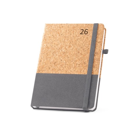 Agenda em Cortiça e Linho Personalizado