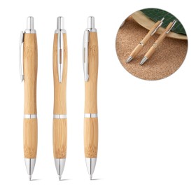 Caneta de Bambu Personalizada com Logomarca