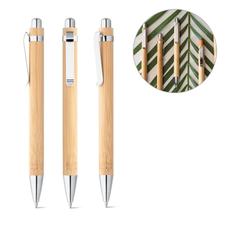 Caneta Bambu Ecológica Personalizada