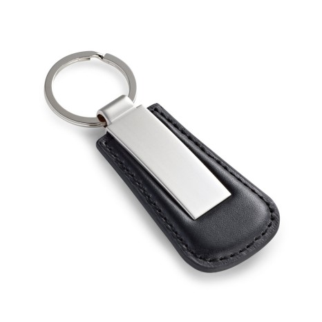 Chaveiro de Couro Sintético com Chapa de Metal Personalizado