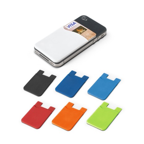 Porta Cartão para Celular de Silicone Personalizado 