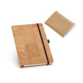 Caderno para Anotação em Cortiça com Elástico