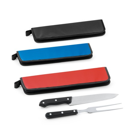 Kit Churrasco 2 Peças com Estojo Personalizado