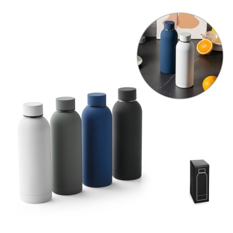 Squeeze de Inox com Parede Dupla Personalizado para Brinde