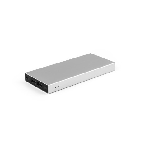 Bateria Portátil em Alumínio 100% Reciclado e Lítio 10.000Mah Personalizada