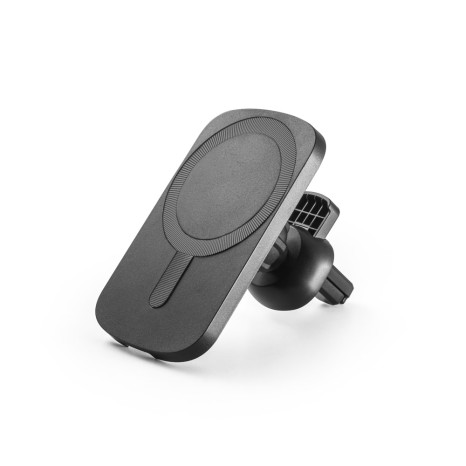 Carregador Magnético Por Indução (Wireless) Super-Rápido em Abs 60% Reciclado e Silicone com A Funcionalidade de Suporte para Carro Personalizado