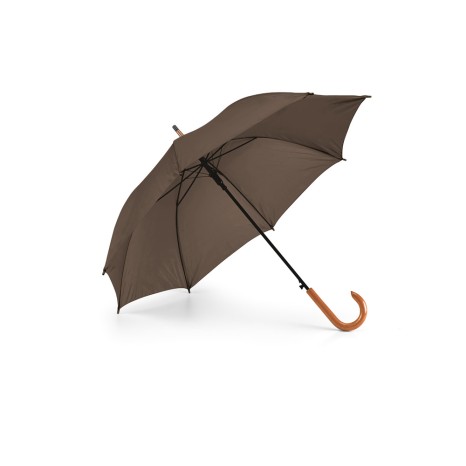 Guarda Chuva 100 cm Automático com Cabo de Madeira