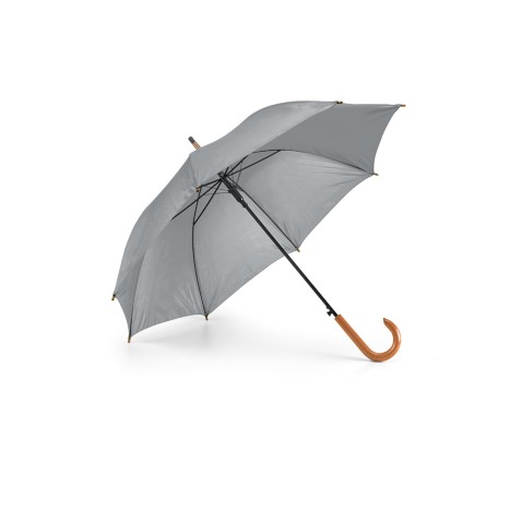 Guarda Chuva 100 cm Automático com Cabo de Madeira