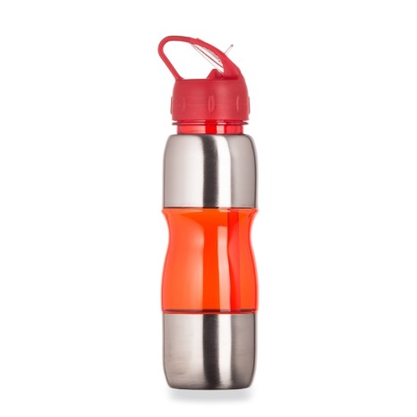 Squeeze Plástico com Metal 600Ml com Logotipo