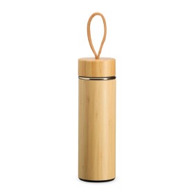 Garrafa Térmica Bambu 400Ml para Brinde