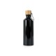 Garrafa Alumínio 500Ml Tampa Bambu com Logotipo