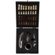Kit Vinho Xadrez 4 Pçs para Brinde
