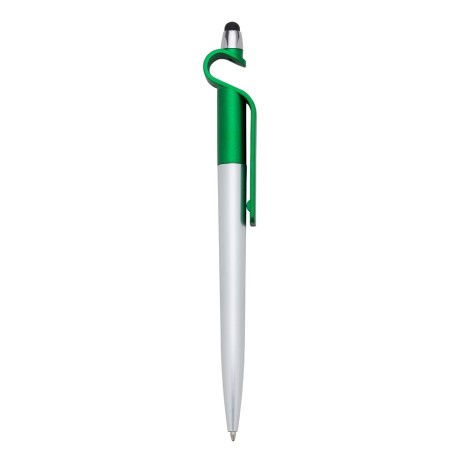 Caneta Plástica P. Celular e Ponta Touch com Logotipo