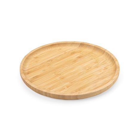 Petisqueira Redonda de Bambu 25*25cm Promocional