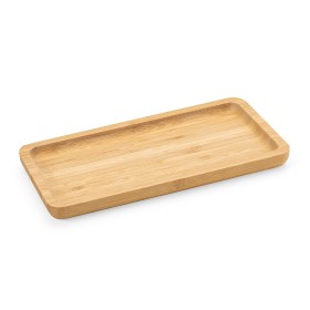 Petisqueira Retangular de Bambu 26*13cm Personalizado